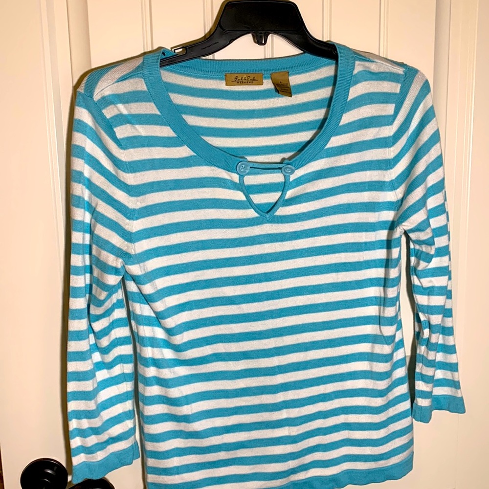 Peck & Peck striped Sweater